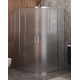 Душевой уголок Cezares MOLVENO-R-22-90+20-P-Cr, 110х110х195, профиль хром, стекло Punto матовое Душевой уголок Cezares MOLVENO-R-22-90+20-P-Cr, 110х110х195, профиль хром, стекло Punto матовое