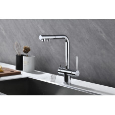 Смеситель для кухни SERPENTINE, хром, Se213222-CR, Paulmark
