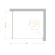 Душевая перегородка BelBagno KRAFT-L-1-110-C-NERO Душевая перегородка BelBagno KRAFT-L-1-110-C-NERO