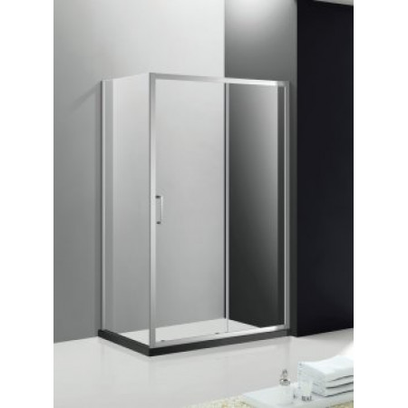 Душевой уголок Cezares MOLVENO-AH-11-140/100-C-Cr-IV, 140х100х195, профиль хром, стекло прозрачное Душевой уголок Cezares MOLVENO-AH-11-140/100-C-Cr-IV, 140х100х195, профиль хром, стекло прозрачное