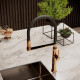 Смеситель для кухни с магнитным держателем и гибким изливом KITCHEN MAGNET 386801MACU медь Смеситель для кухни с магнитным держателем и гибким изливом KITCHEN MAGNET 386801MACU медь