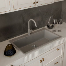 RIVELATO Мойка AXEL 90 1-чаша 870*520мм grigio metallizzatoato арт.Х-90 grigio metallizzatoato