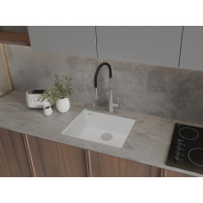 RIVELATO Мойка STRIA 6053 1-чаш 600*440 Bianco latte арт.SR-6053 Bianco latte