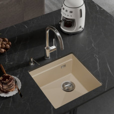 RIVELATO Мойка LINO 454-R 1-чаш 450*440 beige scuro арт.LN-454-R beige scuro