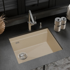 RIVELATO Мойка LINO 554-L 1-чаш 550*440 beige scuro арт.LN-554-L beige scuro