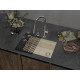 RIVELATO Мойка LINO 554-R 1-чаш 550*440 beige scuro арт.LN-554-R beige scuro