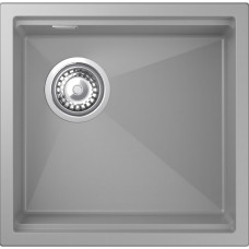 RIVELATO Мойка LINO 454-L 1-чаш 450*440 grigio metallizzatoato арт.LN-454-L grigio metallizzato