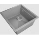 RIVELATO Мойка LINO 454-L 1-чаш 450*440 grigio metallizzatoato арт.LN-454-L grigio metallizzato