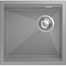 RIVELATO Мойка LINO 454-R 1-чаш 450*440 grigio metallizzatoato арт.LN-454-R grigio metallizzato