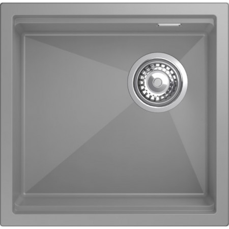 RIVELATO Мойка LINO 454-R 1-чаш 450*440 grigio metallizzatoato арт.LN-454-R grigio metallizzato RIVELATO Мойка LINO 454-R 1-чаш 450*440 grigio metallizzatoato арт.LN-454-R grigio metallizzato