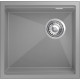 RIVELATO Мойка LINO 454-R 1-чаш 450*440 grigio metallizzatoato арт.LN-454-R grigio metallizzato RIVELATO Мойка LINO 454-R 1-чаш 450*440 grigio metallizzatoato арт.LN-454-R grigio metallizzato