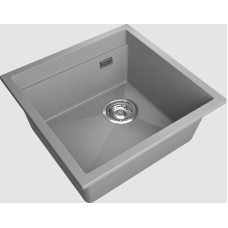 RIVELATO Мойка LINO 454-R 1-чаш 450*440 grigio metallizzatoato арт.LN-454-R grigio metallizzato
