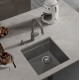 RIVELATO Мойка LINO 454-R 1-чаш 450*440 grigio metallizzatoato арт.LN-454-R grigio metallizzato RIVELATO Мойка LINO 454-R 1-чаш 450*440 grigio metallizzatoato арт.LN-454-R grigio metallizzato