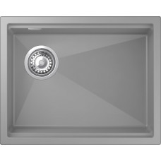 RIVELATO Мойка LINO 554-L 1-чаш 550*440 grigio metallizzatoato арт.LN-554-L grigio metallizzato
