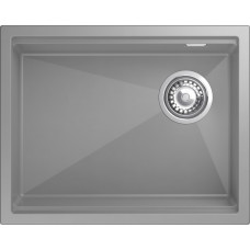 RIVELATO Мойка LINO 554-R 1-чаш 550*440 grigio metallizzatoato арт.LN-554-R grigio metallizzato