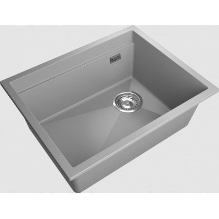 RIVELATO Мойка LINO 554-R 1-чаш 550*440 grigio metallizzatoato арт.LN-554-R grigio metallizzato