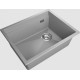RIVELATO Мойка LINO 554-R 1-чаш 550*440 grigio metallizzatoato арт.LN-554-R grigio metallizzato