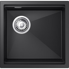 RIVELATO Мойка LINO 454-L 1-чаш 450*440 nero арт.LN-454-L nero