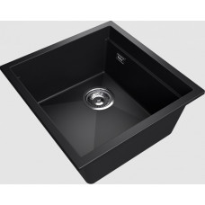RIVELATO Мойка LINO 454-L 1-чаш 450*440 nero арт.LN-454-L nero
