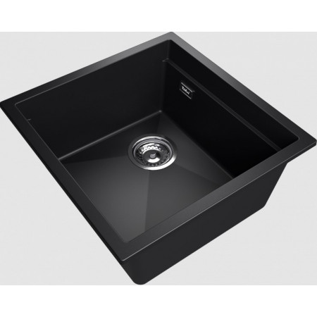 RIVELATO Мойка LINO 454-L 1-чаш 450*440 nero арт.LN-454-L nero