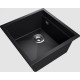 RIVELATO Мойка LINO 454-L 1-чаш 450*440 nero арт.LN-454-L nero