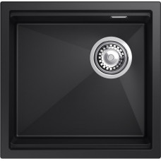 RIVELATO Мойка LINO 454-R 1-чаш 450*440 nero арт.LN-454-R nero