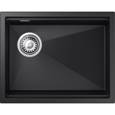 RIVELATO Мойка LINO 554-L 1-чаш 550*440 nero арт.LN-554-L nero
