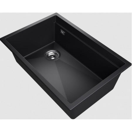RIVELATO Мойка LINO 654-L 1-чаш 650*440 nero арт.LN-654-L nero RIVELATO Мойка LINO 654-L 1-чаш 650*440 nero арт.LN-654-L nero