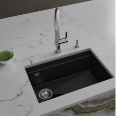 RIVELATO Мойка LINO 654-L 1-чаш 650*440 nero арт.LN-654-L nero