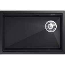 RIVELATO Мойка LINO 654-R 1-чаш 650*440 nero арт.LN-654-R nero