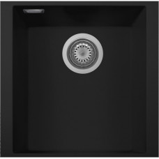 RIVELATO Мойка STRIA 4134 1-чаш 410*435 Nero profondo арт.SR-4134 Nero profondo