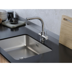 СмесительдлякухниESSEN,брашированнаясталь,Es213011-BS,Paulmark