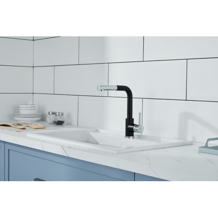 Смеситель для кухни Kassel, антрацит, Ka214311-401(AN), Paulmark