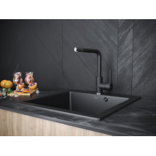 Смеситель для кухни Honner , антрацит полностью, Ho212018-401TB(AN), Paulmark