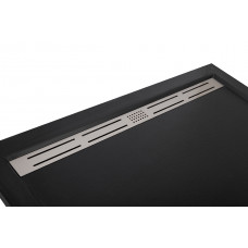 Поддон из искусственного мрамора 90х90 Cezares TRAY-AS-A-90-30-NERO без сифона
