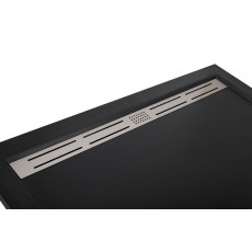 Поддон из искусственного мрамора 90х90 Cezares TRAY-AS-A-90-30-NERO без сифона