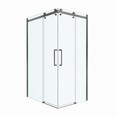 Душевой уголок 120х90см BelBagno MARINO-2-AH-2-120/90-C-GM профиль оружейная сталь, стекло прозрачное