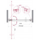 Душевая дверь BelBagno MARMI-B-1-80-C-Cr Душевая дверь BelBagno MARMI-B-1-80-C-Cr