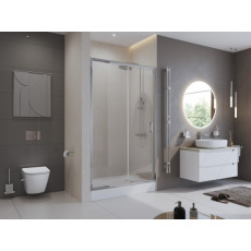 Дверь в проём BelBagno UNO-195-BF-1-130-C-Cr