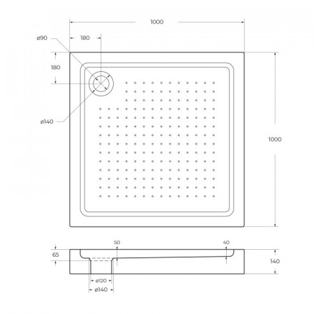 Акриловый поддон 100х100 BelBagno TRAY-BB-A-100-15-W с сифоном Акриловый поддон 100х100 BelBagno TRAY-BB-A-100-15-W с сифоном