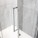 Душевой угол Veconi Rovigo RV033R-9080-06-C7 (900х800х1950) хром, стекло дождь