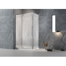 Душевой угол Veconi Rovigo RV034R-10070-06-C7 (1000х700х1950) хром, стекло дождь