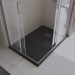Поддон из искусственного мрамора Belbagno TRAY-MR-UNO-AH-120/90-35-NERO-CR