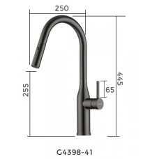 Смеситель G4398-41 графит