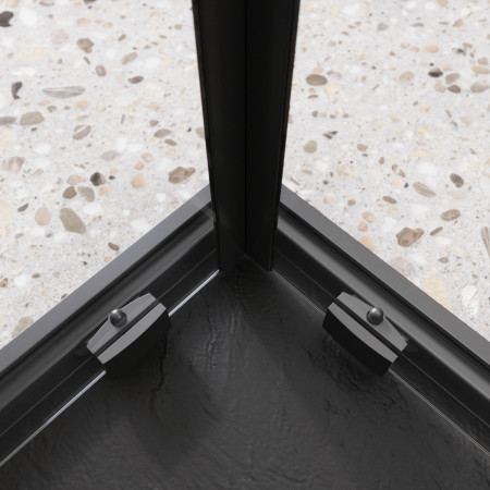 Душевой уголок BelBagno LUCE-A-2-90-C-NERO Душевой уголок BelBagno LUCE-A-2-90-C-NERO