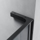 Душевая перегородка Veconi Korato KR-77B 800x2000 черный матовый стекло прозрачное KR77B-80-01-C9 Душевая перегородка Veconi Korato KR-77B 800x2000 черный матовый стекло прозрачное KR77B-80-01-C9