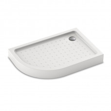 Душевой поддон белый TZ55R-10090-C5 акрил 1000х900х150 Tezeo acrylic Veconi