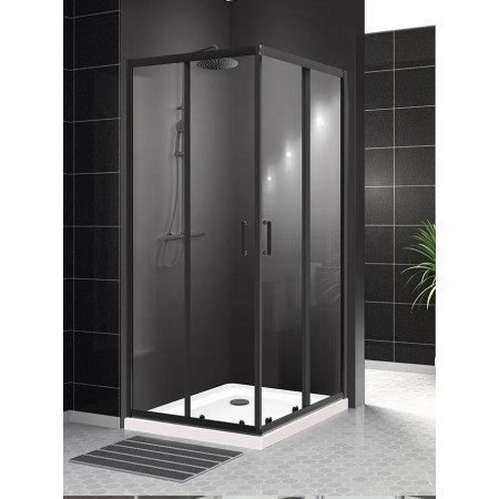 Душевой уголок BelBagno UNO-195-A-2-100-C-NERO