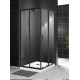 Душевой уголок BelBagno UNO-195-A-2-100-C-NERO