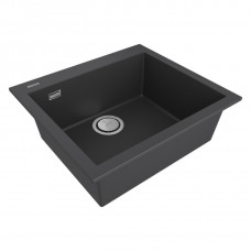 Мойка кварцевая DECORATION 56, ACRYSTONE, PM935650-AN, Anthracite,  560х500 мм, Paulmark